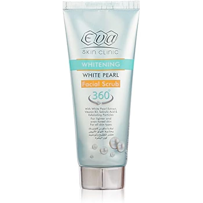Eva Skin Clinic White Pearl Facial Scrub - 100 ml - Image 1